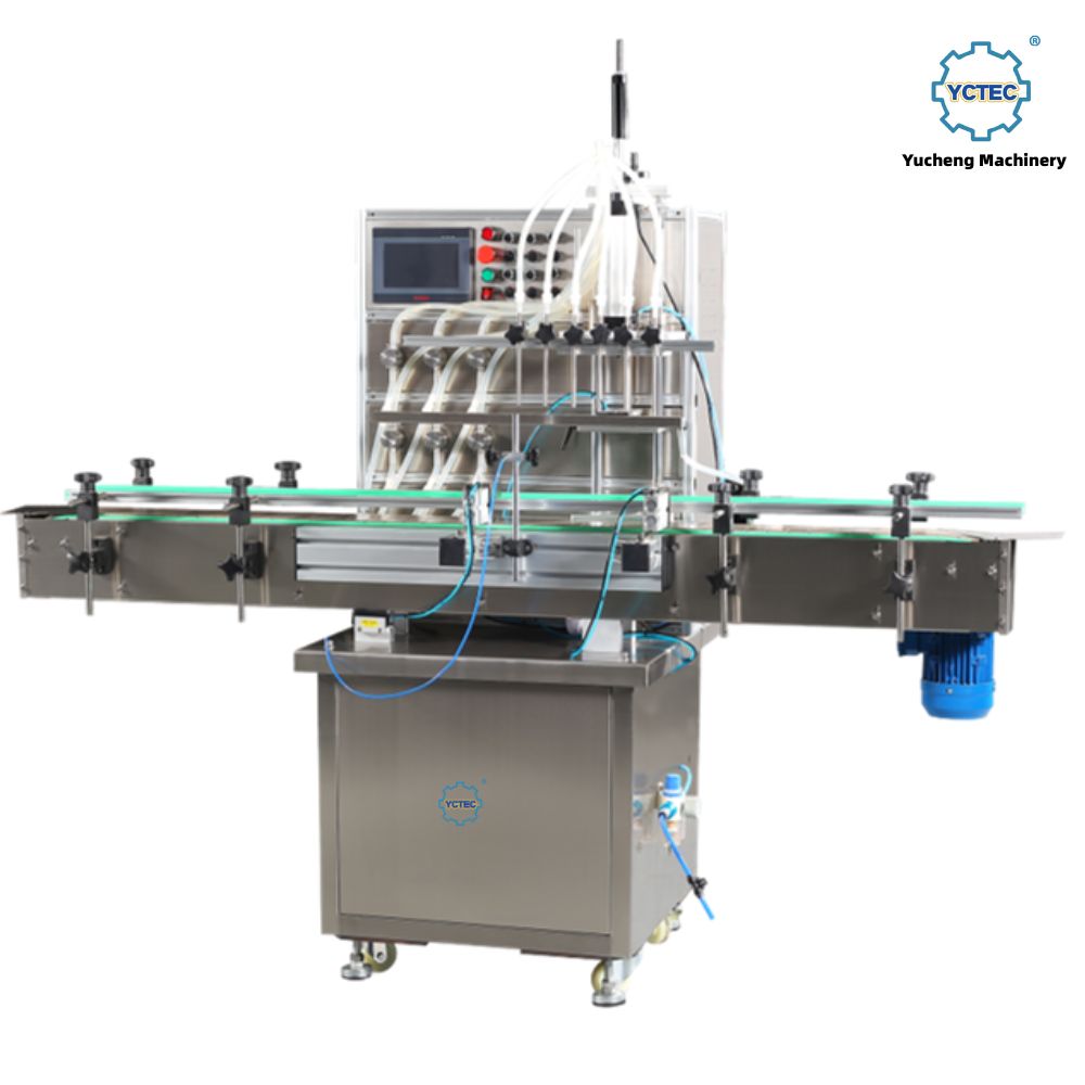 Automatische 6-Kopf-Magnetpumpenf&uuml;llmaschine f&uuml;r Fl&uuml;ssigkeiten mit niedriger Viskosit&auml;t
