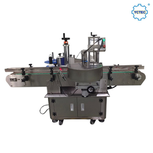 Machine d'&eacute;tiquetage automatique de bouteilles rondes &agrave; roue &eacute;toil&eacute;e YCT-217