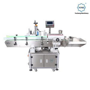 &Eacute;tiqueteuse rotative automatique de bouteilles rondes YCT-60 avec support d'&eacute;tiquette enveloppant
