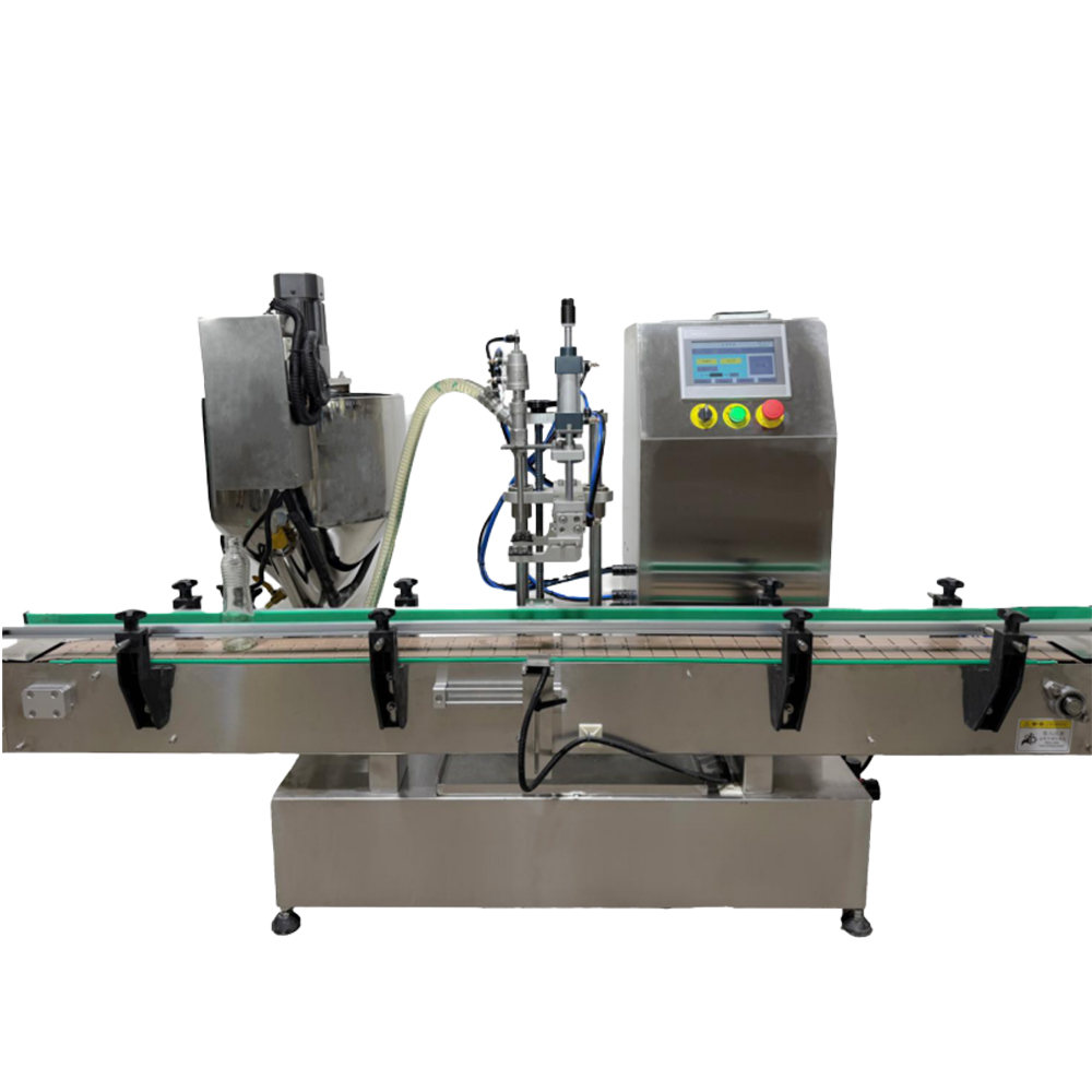 YCT-ZZ-02 Automatische dubbelkopsrotorpompvulmachine voor sauzen, pasta's en stroperige materialen